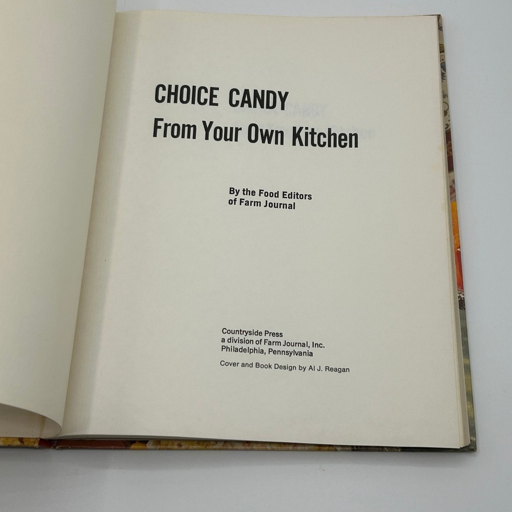 Great Country Cooking Choice Candy From Your Own Kitchen Cookbook 1971 Hardcover - Picture 4 of 11